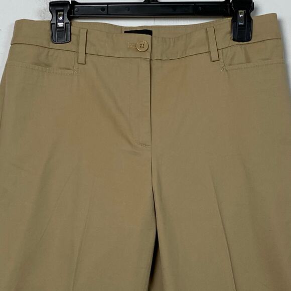 Talbots Perfect Skimmer Tan Khaki Pants Size 6 - Picture 2 of 9